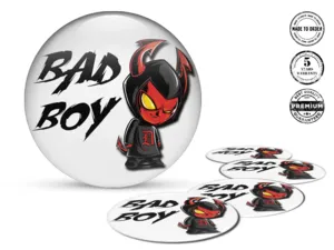 Resin Domed Stickers Racing Rim Logos